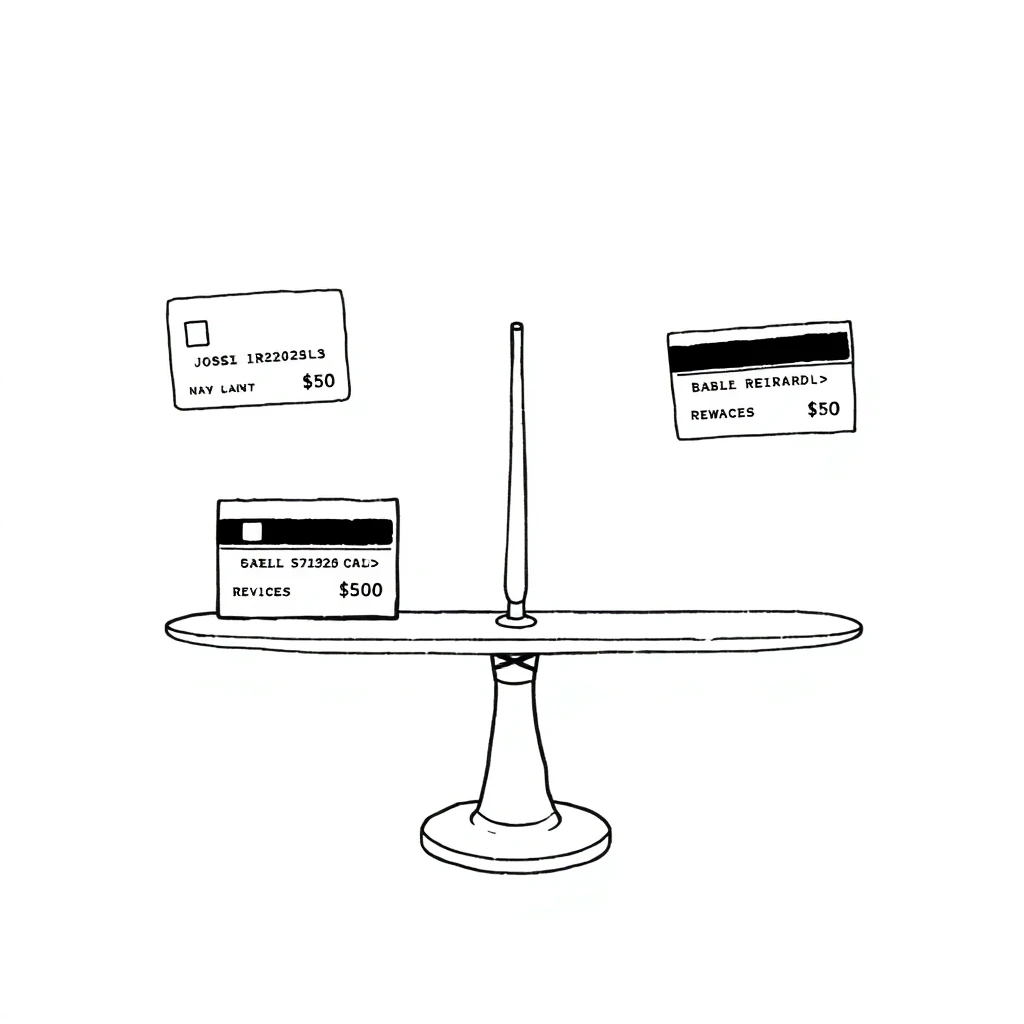 Balancing card rewards
