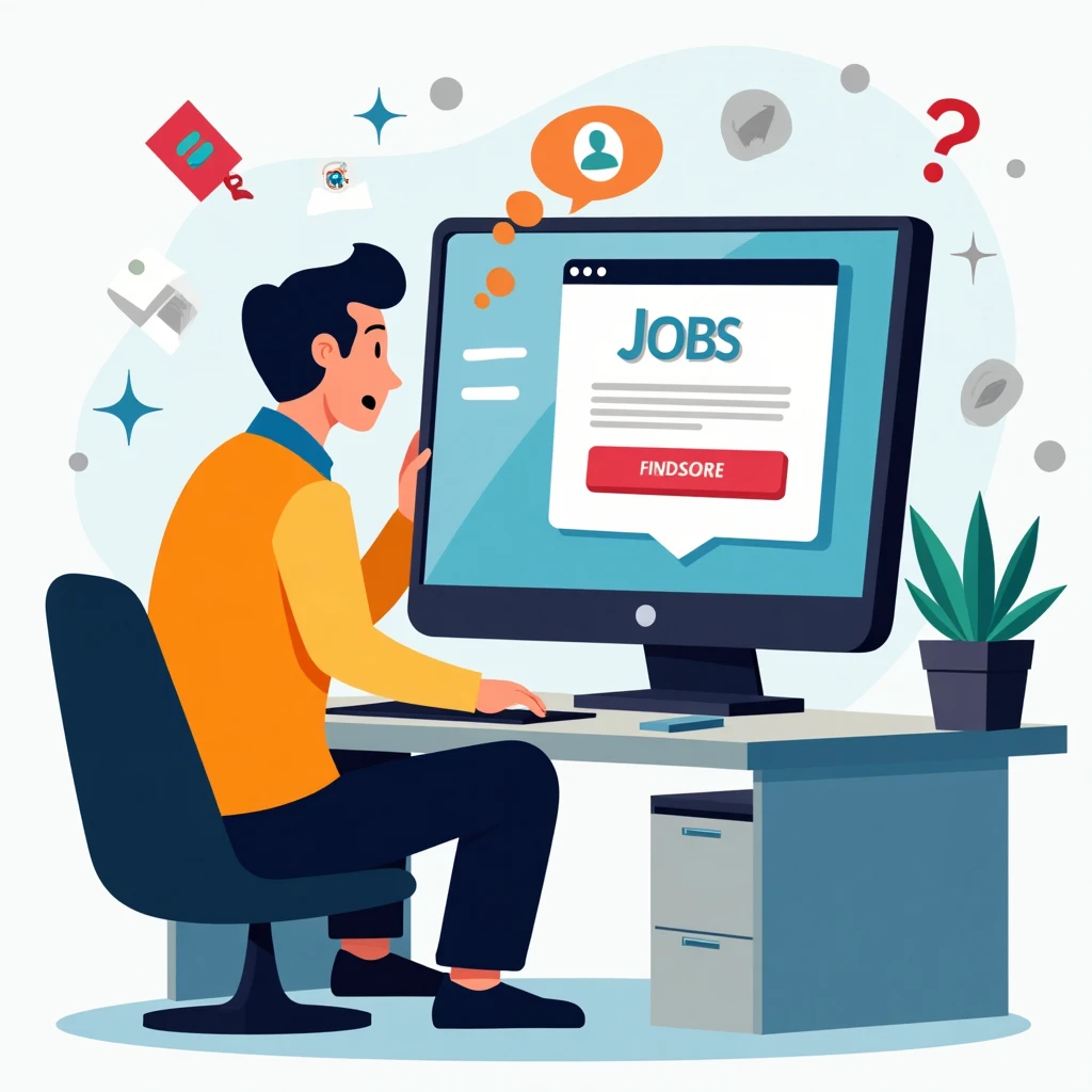 Frustrated job seeker