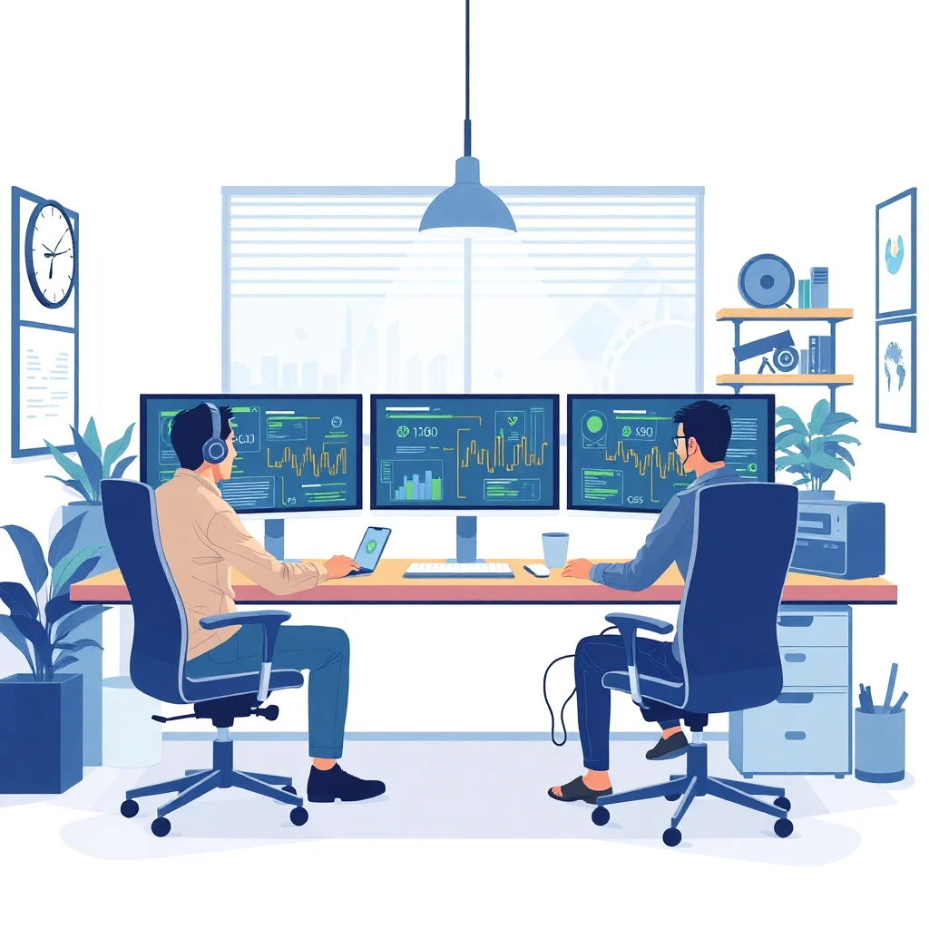 Home office for a tech lead