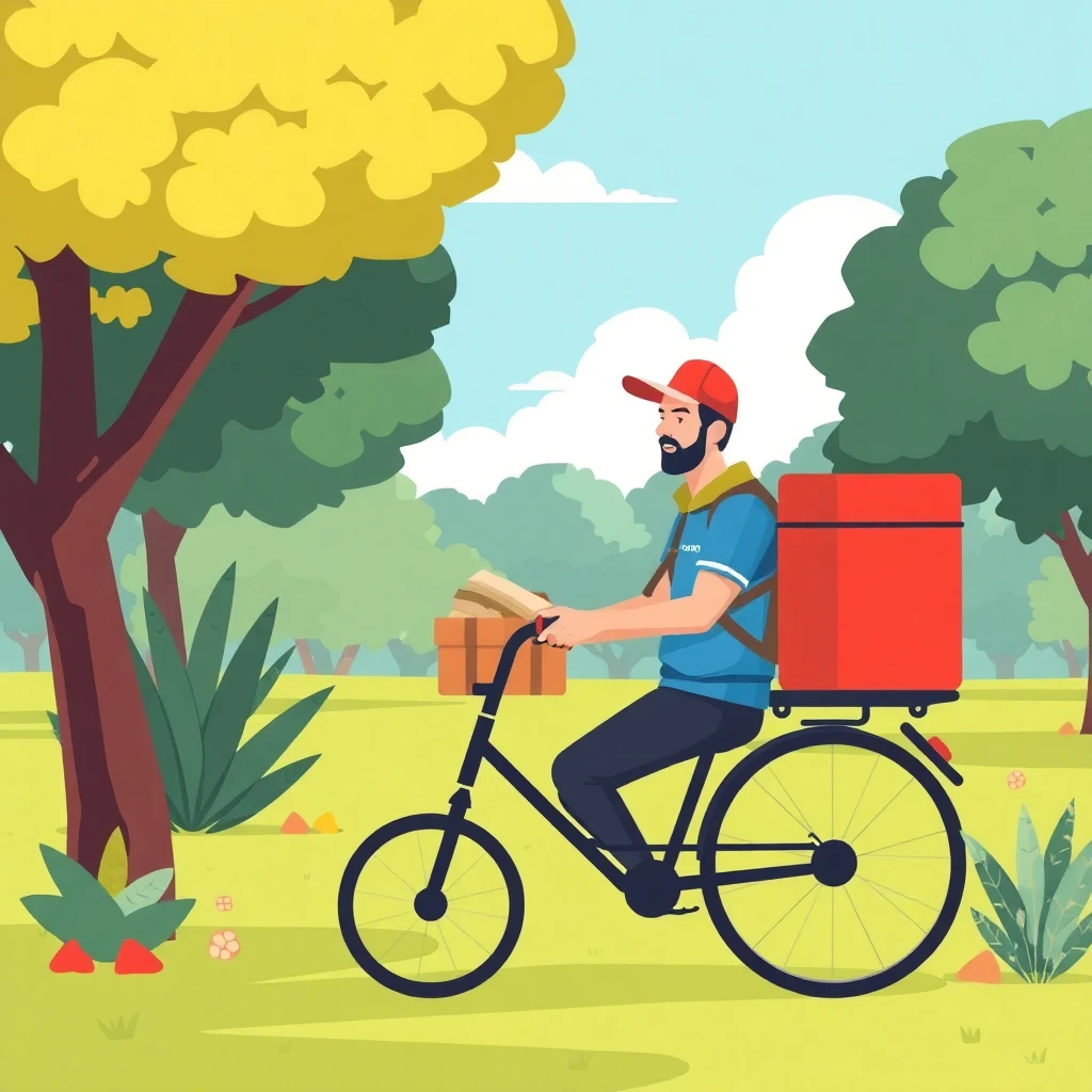 Trabajo de delivery en ciudades pequeñas