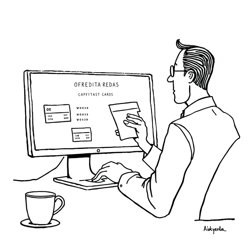 Comparando tarjetas de crédito