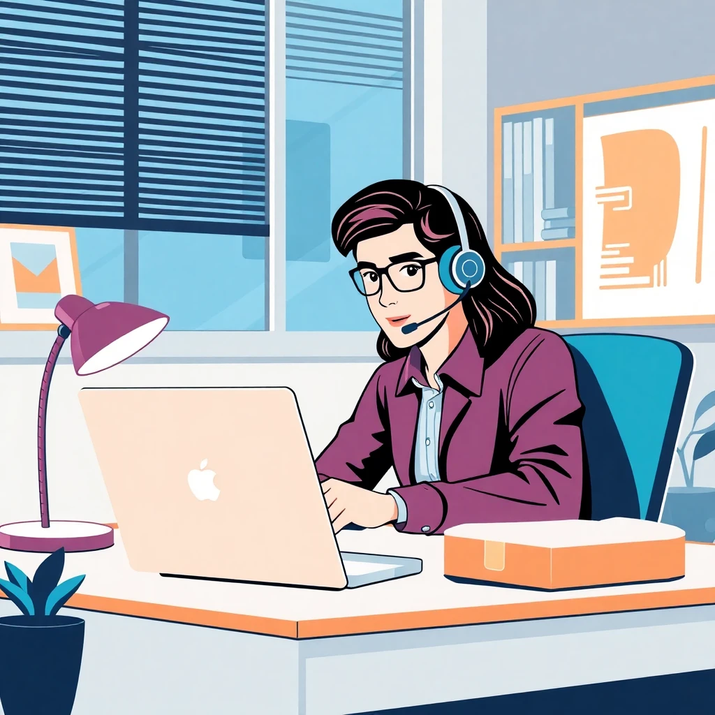 Remote customer service work