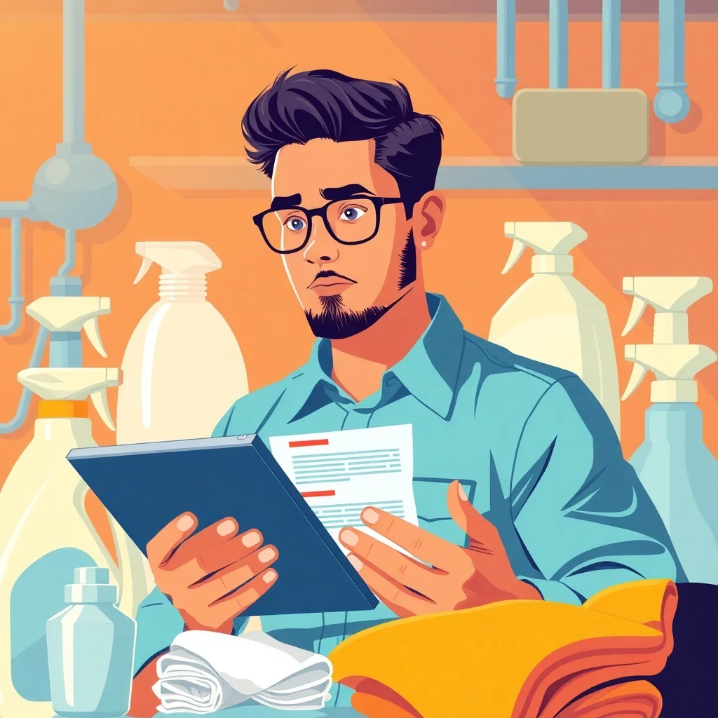 Comparing job listings for cleaning roles
