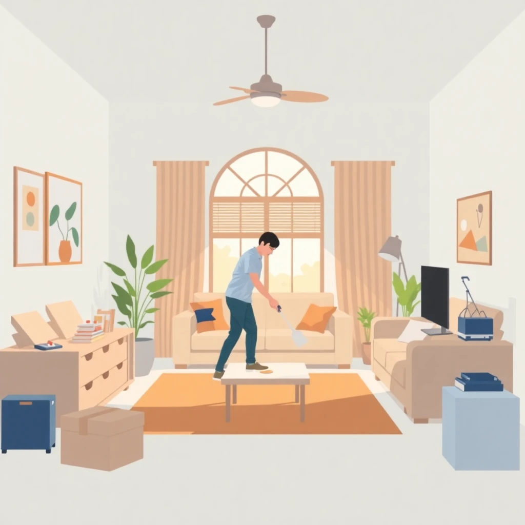Peaceful cleaning job