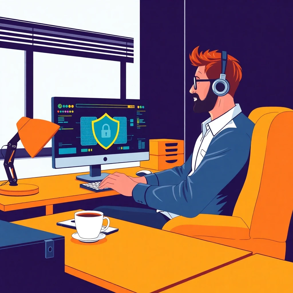 Remote security job setup
