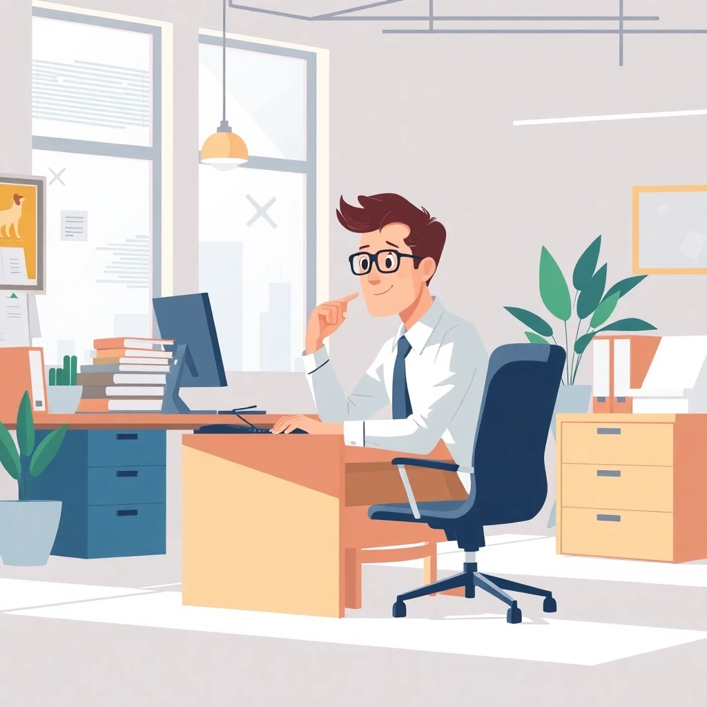 Calm office environment