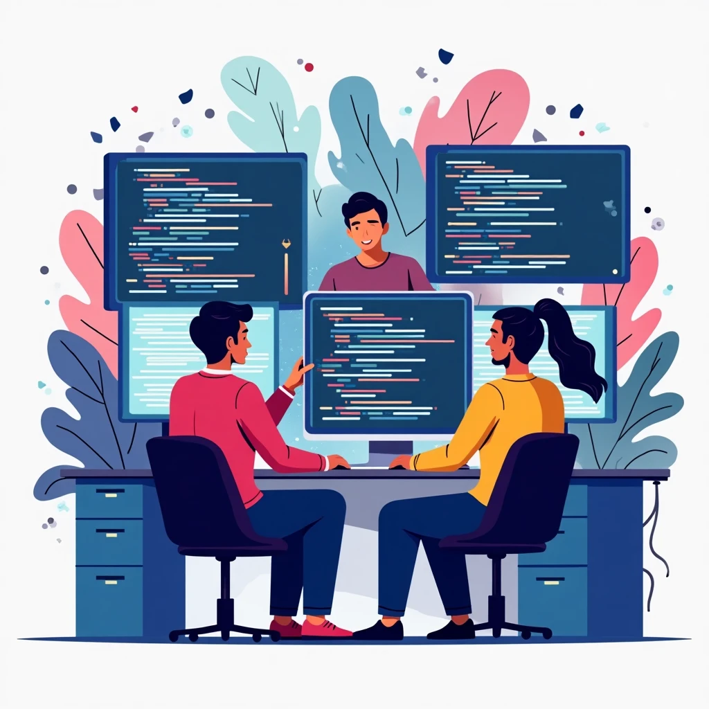 Developers at work