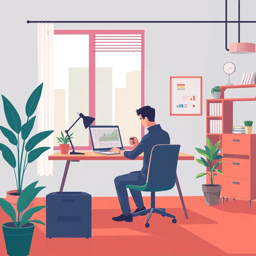 Remote work setup