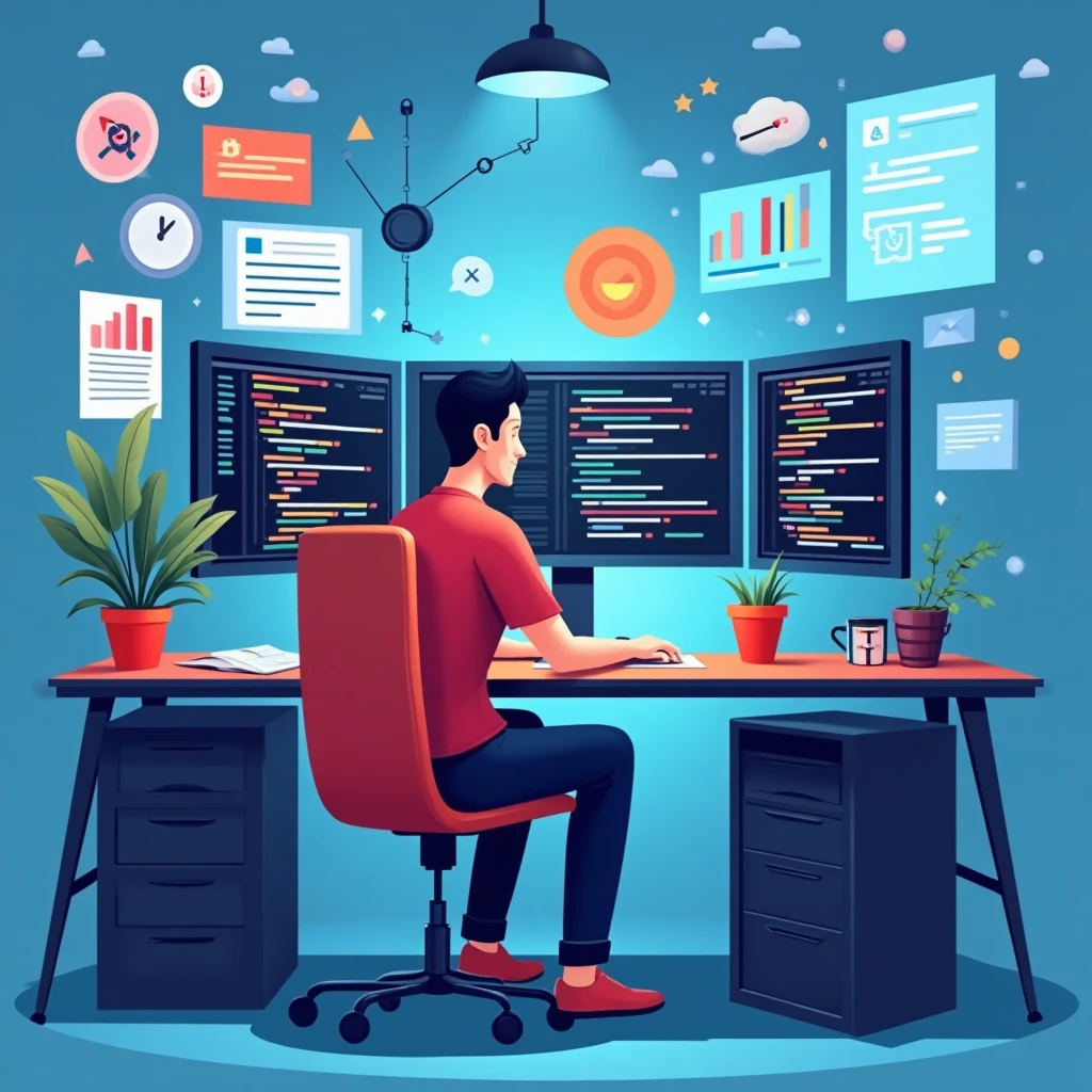 Developer at work