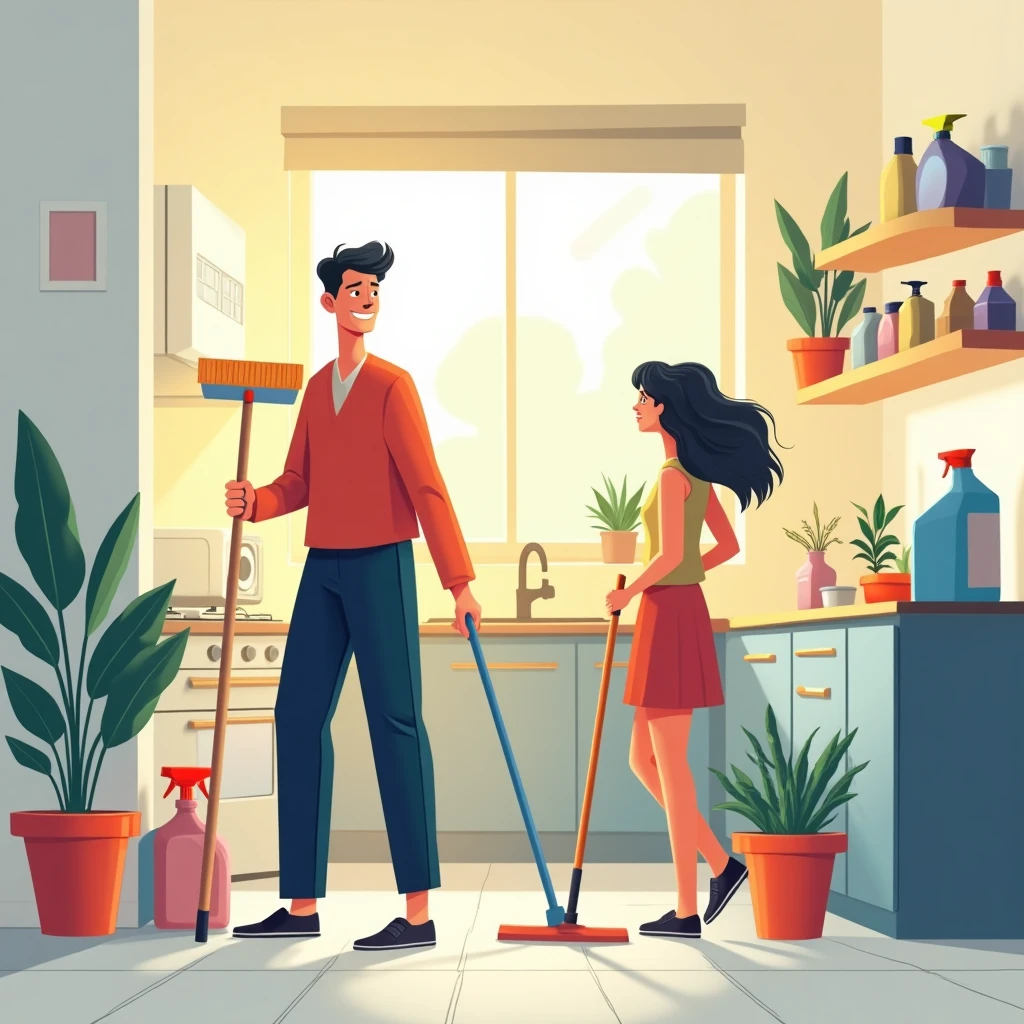 Stable cleaning job setting