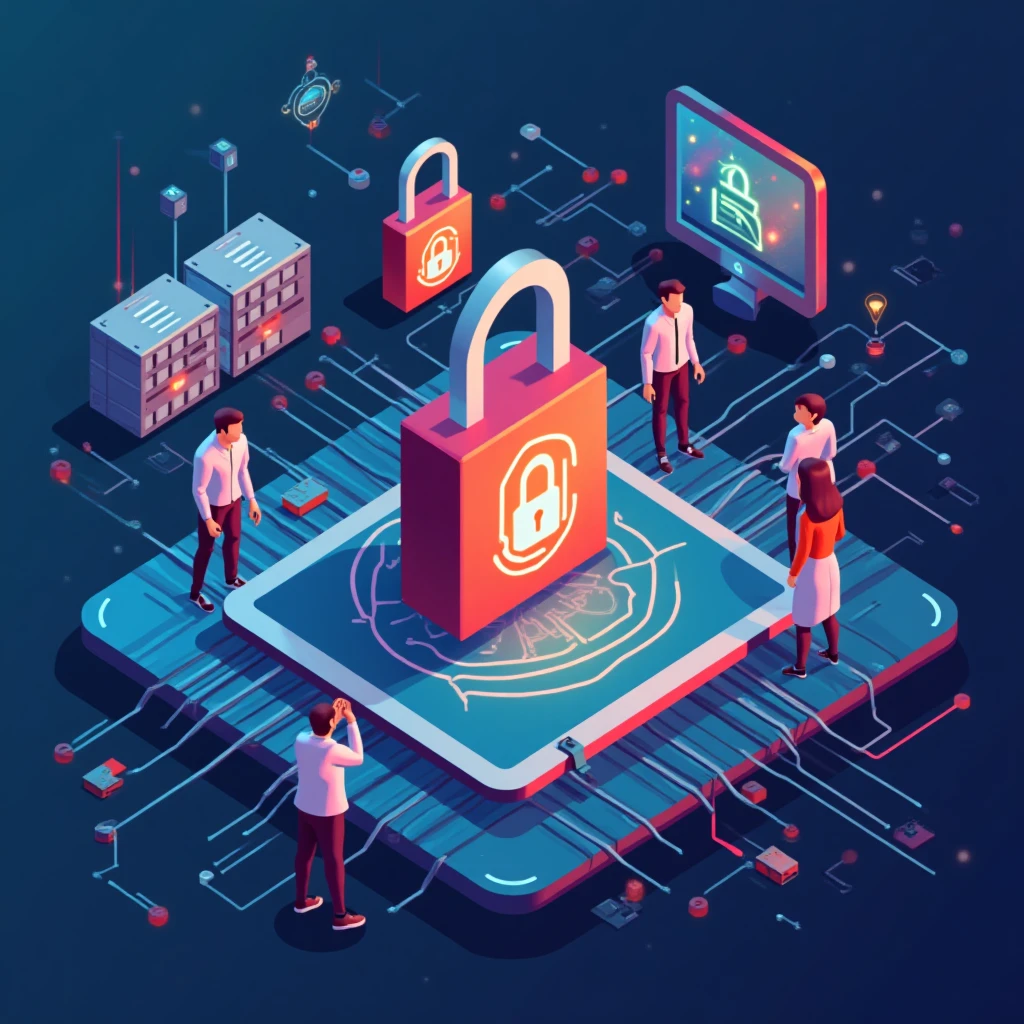 Cybersecurity illustration