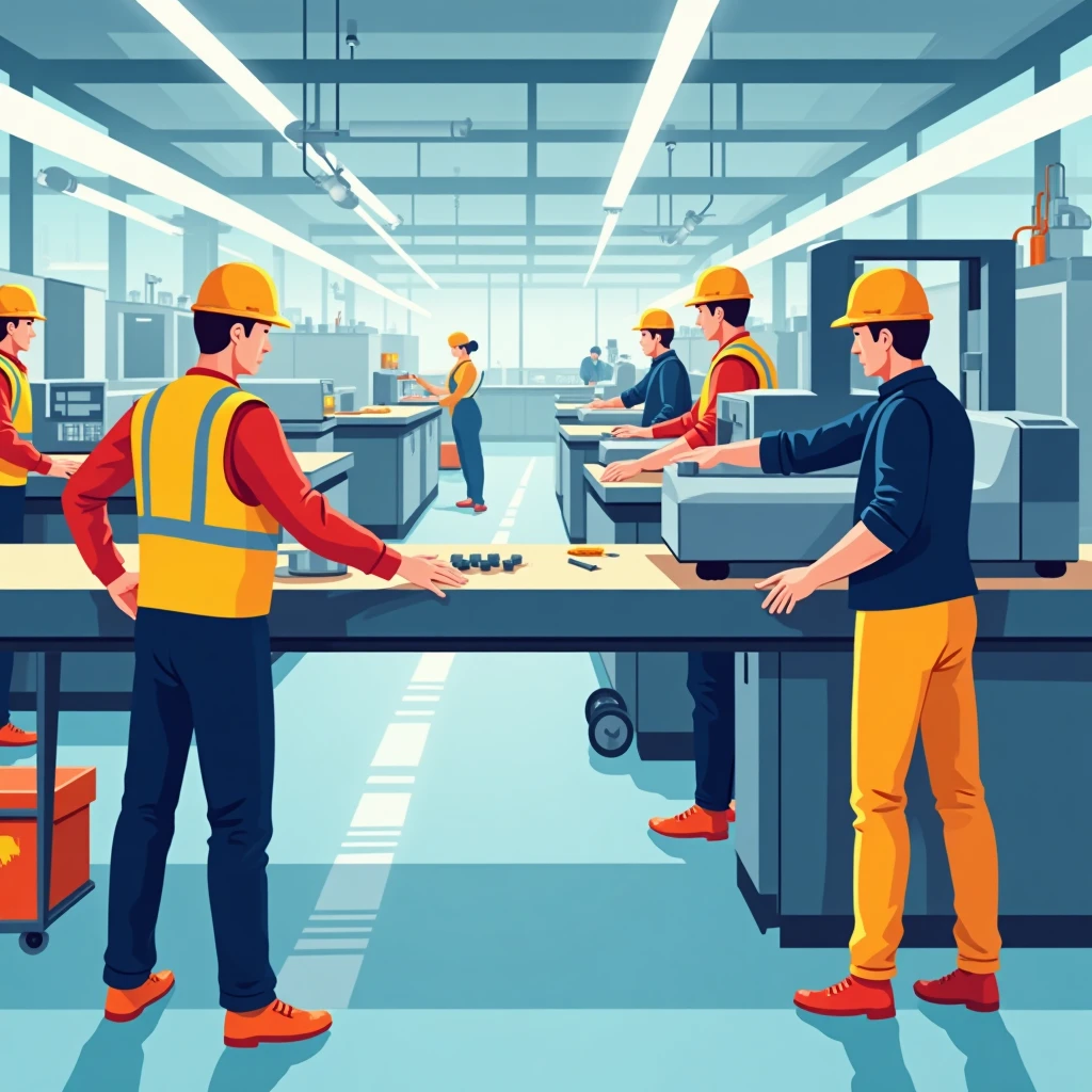 Flexible manufacturing job